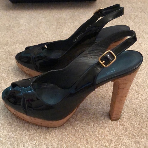 Stuart Weitzman Platform Sandal. 6.5. Gently used. - Picture 2 of 7
